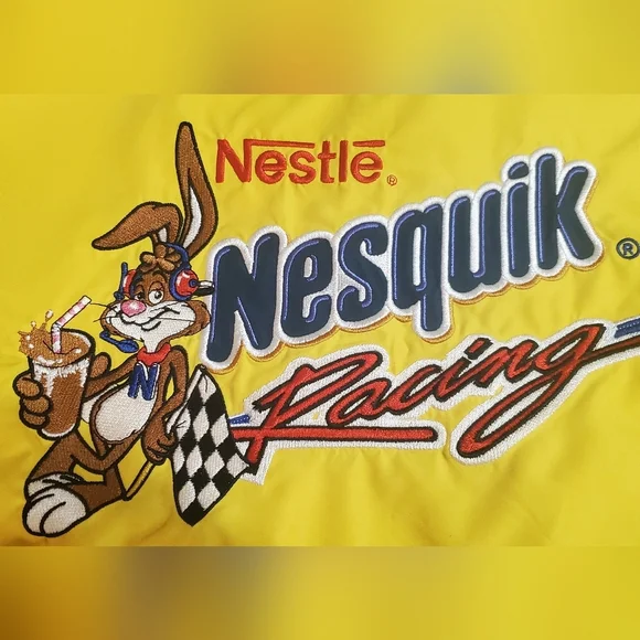 VGT Rare BulldogRacing Apparel Jacket. Nestle Nesquik Racing Logo. Sz XL